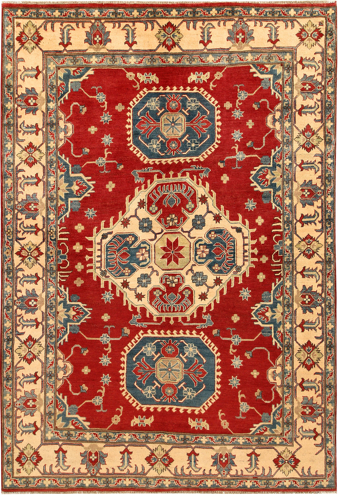 Firebrick Kazak 6' 5 x 9' 5 - No. 67593 - ALRUG Rug Store