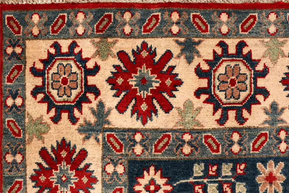 Firebrick Kazak 6' 8 x 9' 10 - No. 67594 - ALRUG Rug Store