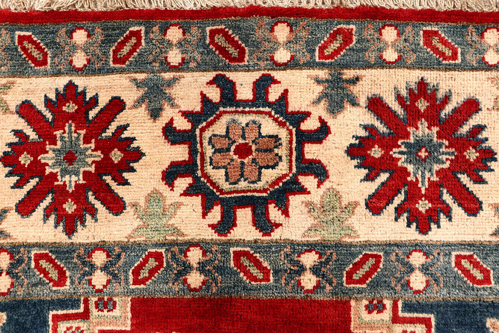 Firebrick Kazak 6' 8 x 9' 10 - No. 67594 - ALRUG Rug Store