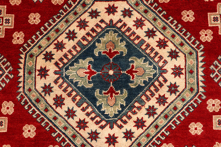 Firebrick Kazak 6' 8 x 9' 10 - No. 67594 - ALRUG Rug Store