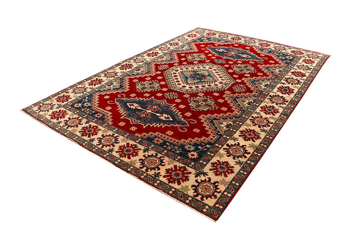 Firebrick Kazak 6' 8 x 9' 10 - No. 67594 - ALRUG Rug Store