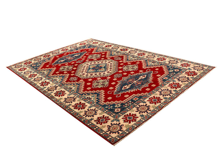 Firebrick Kazak 6' 8 x 9' 10 - No. 67594 - ALRUG Rug Store