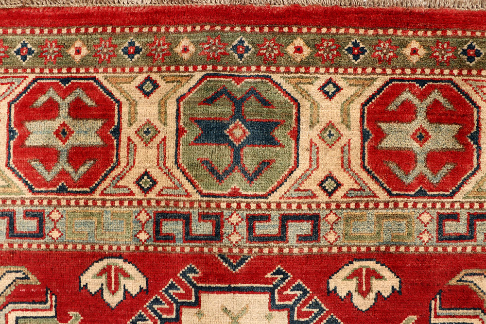 Firebrick Kazak 6' 8 x 9' 8 - No. 67595 - ALRUG Rug Store