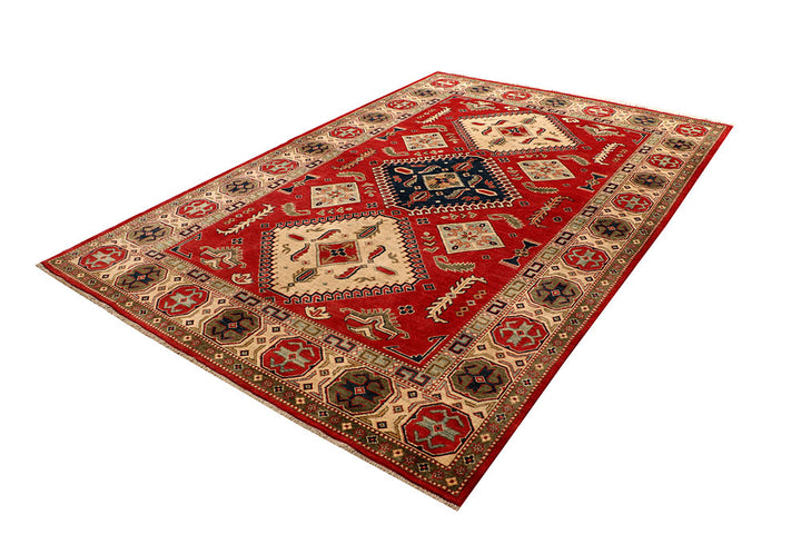 Firebrick Kazak 6' 8 x 9' 8 - No. 67595 - ALRUG Rug Store