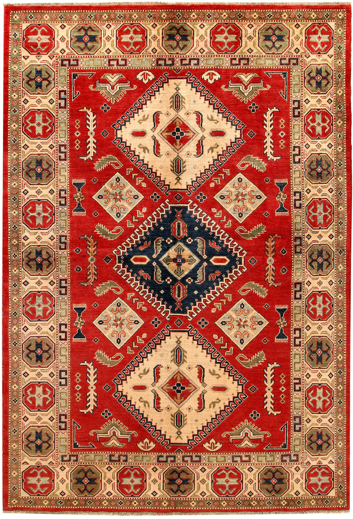 Firebrick Kazak 6' 8 x 9' 8 - No. 67595 - ALRUG Rug Store