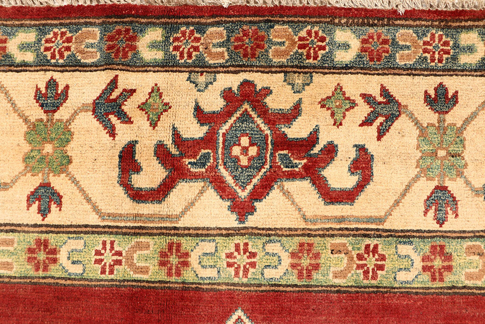 Firebrick Kazak 6' 9 x 10' 1 - No. 67596 - ALRUG Rug Store