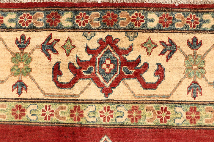 Firebrick Kazak 6' 9 x 10' 1 - No. 67596 - ALRUG Rug Store