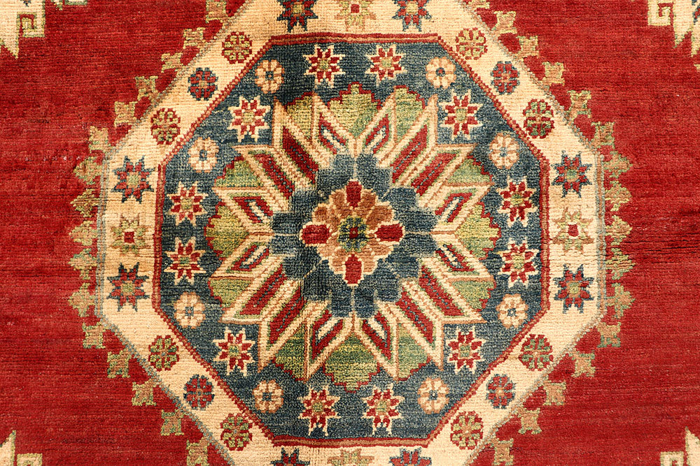 Firebrick Kazak 6' 9 x 10' 1 - No. 67596 - ALRUG Rug Store