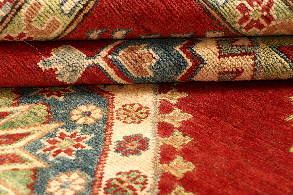 Firebrick Kazak 6' 9 x 10' 1 - No. 67596 - ALRUG Rug Store