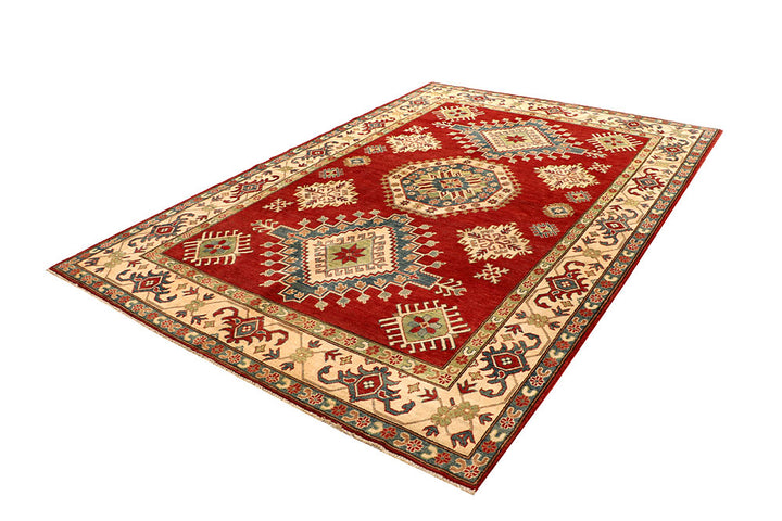 Firebrick Kazak 6' 9 x 10' 1 - No. 67596 - ALRUG Rug Store