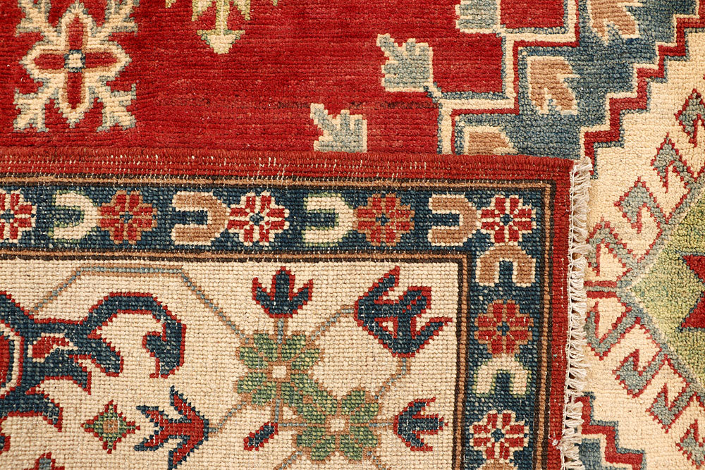 Firebrick Kazak 6' 9 x 10' 1 - No. 67596 - ALRUG Rug Store