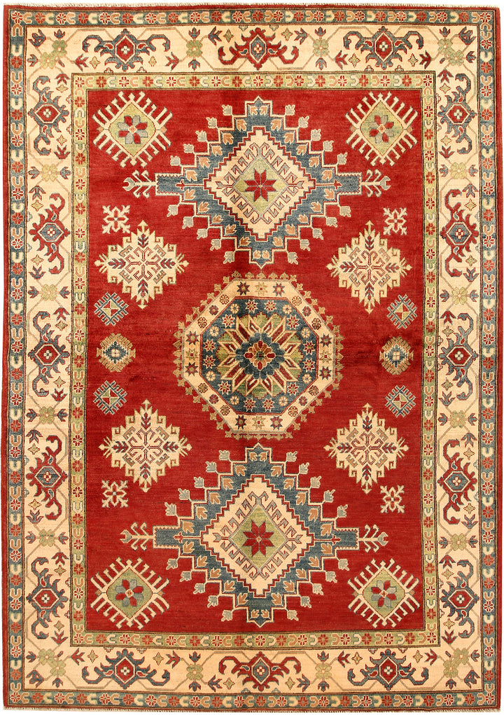 Firebrick Kazak 6' 9 x 10' 1 - No. 67596 - ALRUG Rug Store