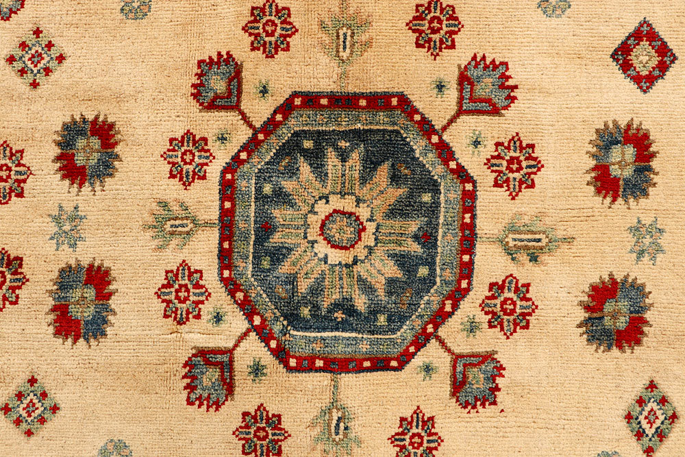 Navajo White Kazak 6' 8 x 9' 11 - No. 67597 - ALRUG Rug Store