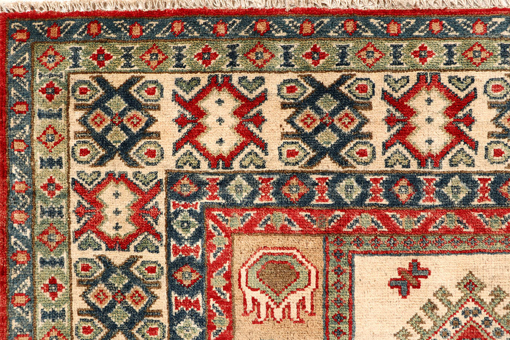 Firebrick Kazak 6' 7 x 9' 8 - No. 67598 - ALRUG Rug Store