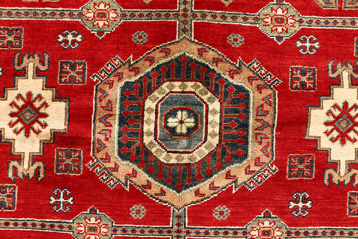 Firebrick Kazak 6' 7 x 9' 8 - No. 67598 - ALRUG Rug Store