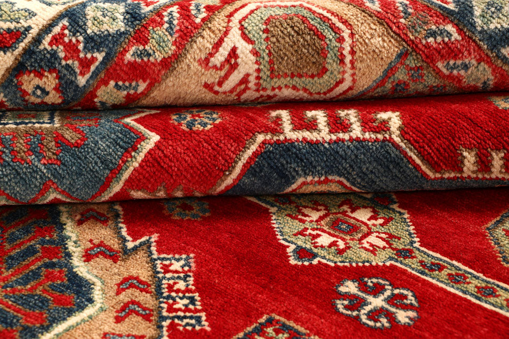 Firebrick Kazak 6' 7 x 9' 8 - No. 67598 - ALRUG Rug Store