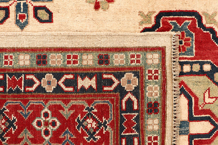 Blanched Almond Kazak 6' 5 x 9' 9 - No. 67599 - ALRUG Rug Store