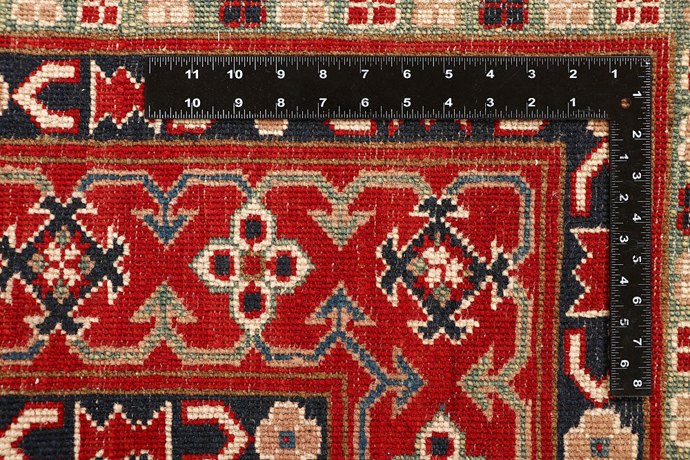 Blanched Almond Kazak 6' 5 x 9' 9 - No. 67599 - ALRUG Rug Store