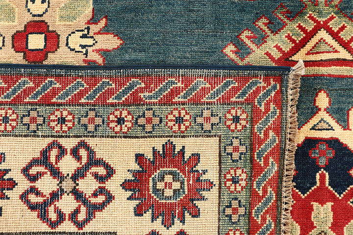 Cadet Blue Kazak 6' 7 x 9' 5 - No. 67600 - ALRUG Rug Store