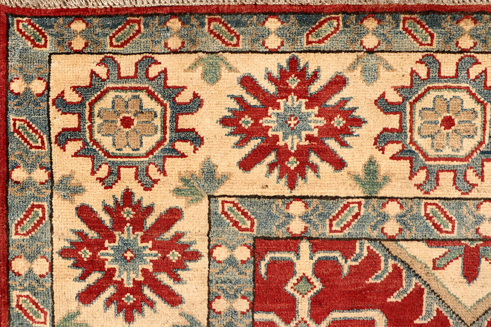 Firebrick Kazak 6' 6 x 9' 9 - No. 67601 - ALRUG Rug Store