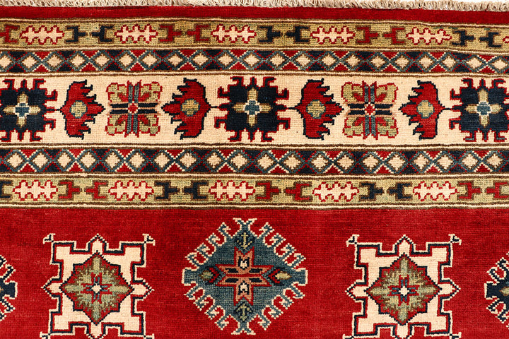 Firebrick Kazak 6' 7 x 9' 9 - No. 67602 - ALRUG Rug Store