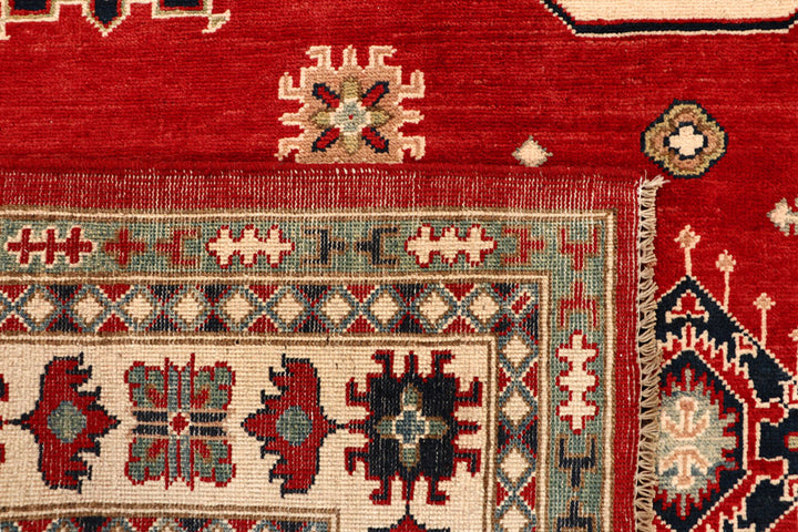 Firebrick Kazak 6' 7 x 9' 9 - No. 67602 - ALRUG Rug Store
