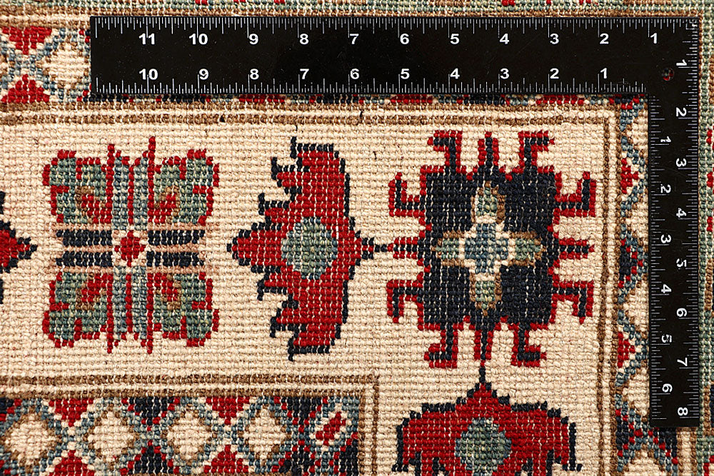 Firebrick Kazak 6' 7 x 9' 9 - No. 67602 - ALRUG Rug Store