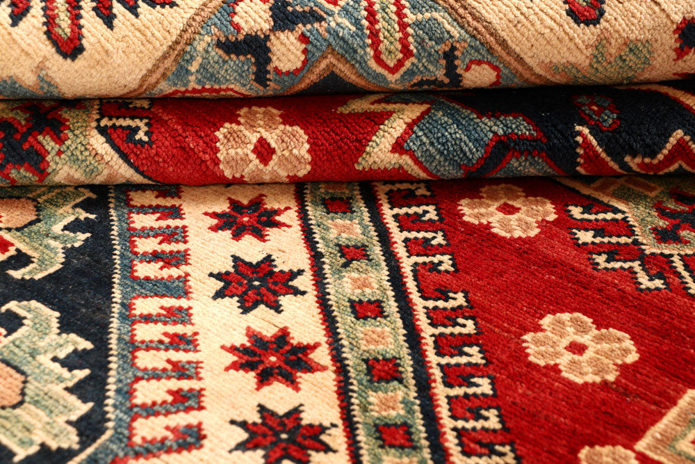 Firebrick Kazak 6' 8 x 9' 1 - No. 67603 - ALRUG Rug Store