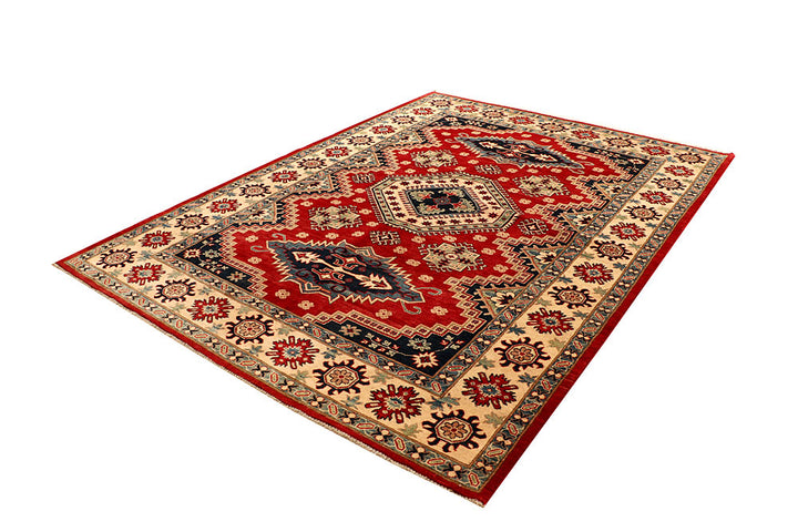 Firebrick Kazak 6' 8 x 9' 1 - No. 67603 - ALRUG Rug Store