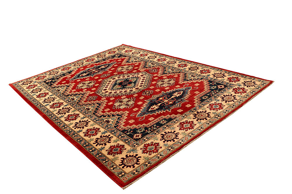 Firebrick Kazak 6' 8 x 9' 1 - No. 67603 - ALRUG Rug Store