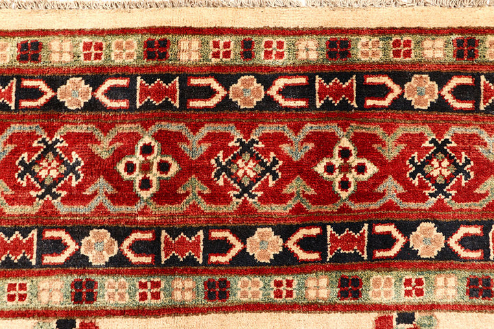 Bisque Kazak 6' 9 x 9' 5 - No. 67604 - ALRUG Rug Store