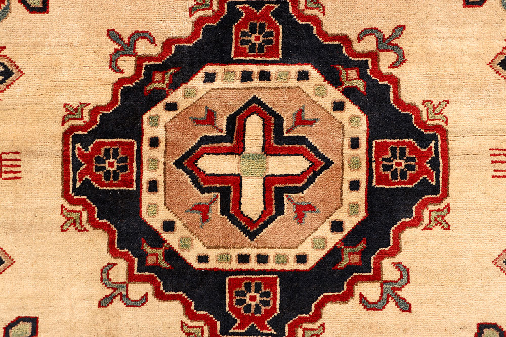 Bisque Kazak 6' 9 x 9' 5 - No. 67604 - ALRUG Rug Store