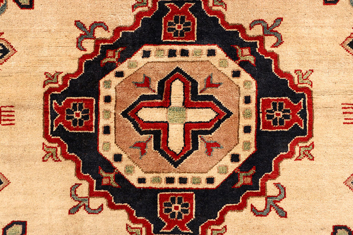 Bisque Kazak 6' 9 x 9' 5 - No. 67604 - ALRUG Rug Store