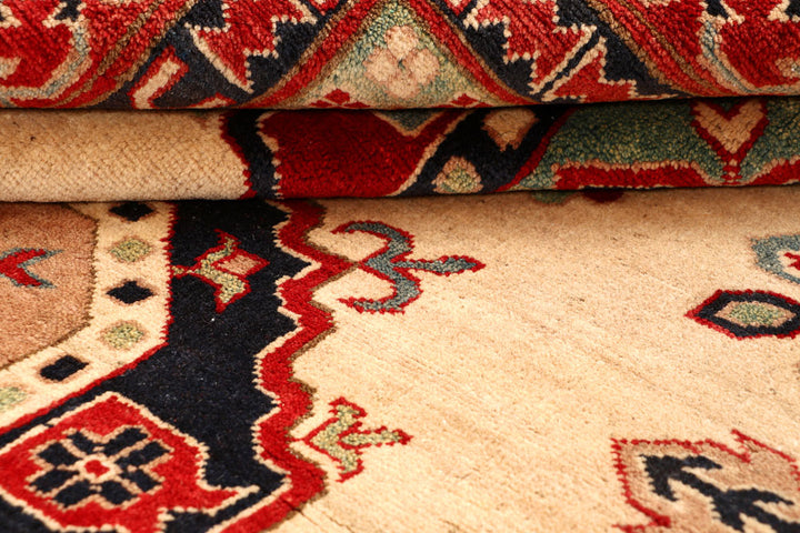 Bisque Kazak 6' 9 x 9' 5 - No. 67604 - ALRUG Rug Store