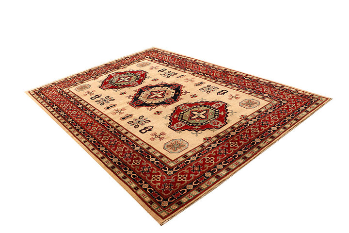 Bisque Kazak 6' 9 x 9' 5 - No. 67604 - ALRUG Rug Store