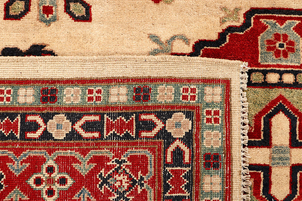 Bisque Kazak 6' 9 x 9' 5 - No. 67604 - ALRUG Rug Store