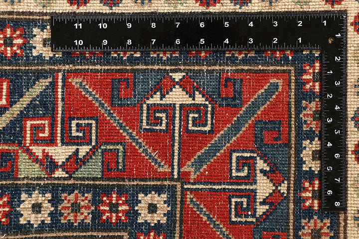 Cadet Blue Kazak 6' 8 x 9' 11 - No. 67605 - ALRUG Rug Store