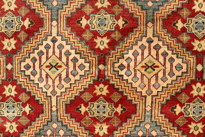 Multi Colored Kazak 6' 8 x 9' 7 - No. 67606 - ALRUG Rug Store