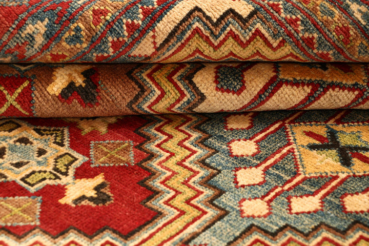 Multi Colored Kazak 6' 8 x 9' 7 - No. 67606 - ALRUG Rug Store