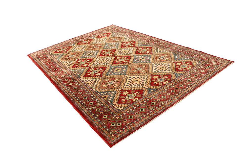 Multi Colored Kazak 6' 8 x 9' 7 - No. 67606 - ALRUG Rug Store
