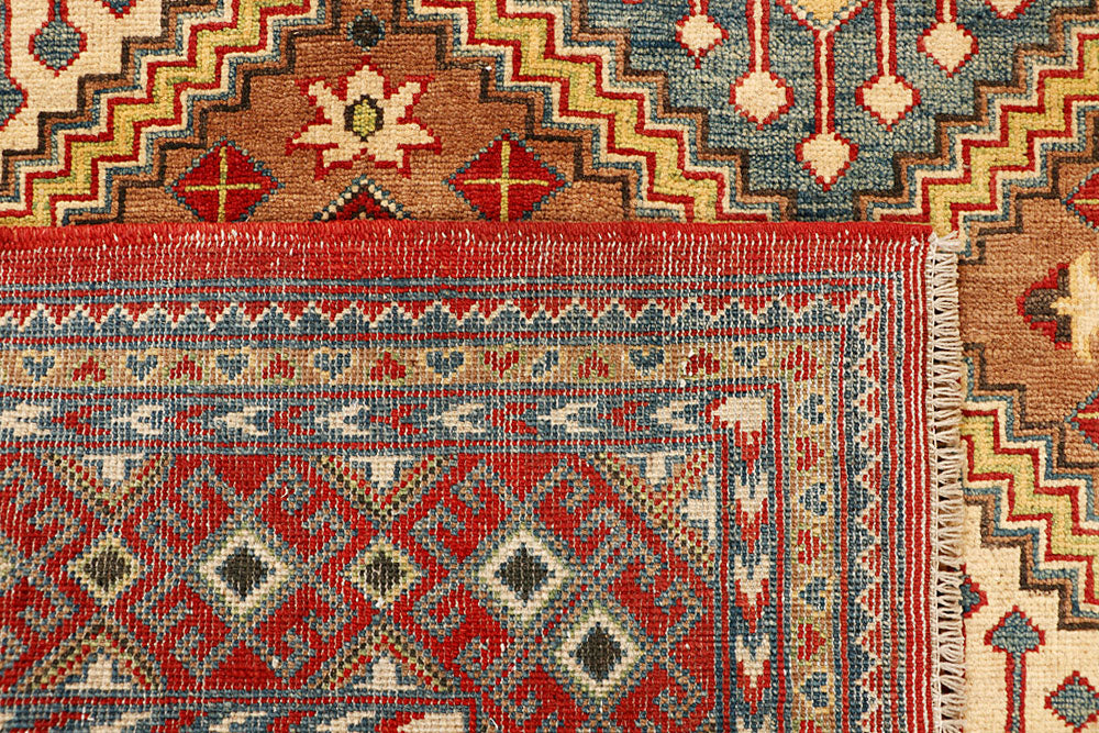 Multi Colored Kazak 6' 8 x 9' 7 - No. 67606 - ALRUG Rug Store