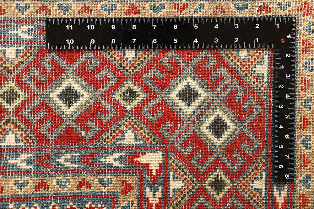 Multi Colored Kazak 6' 8 x 9' 7 - No. 67606 - ALRUG Rug Store