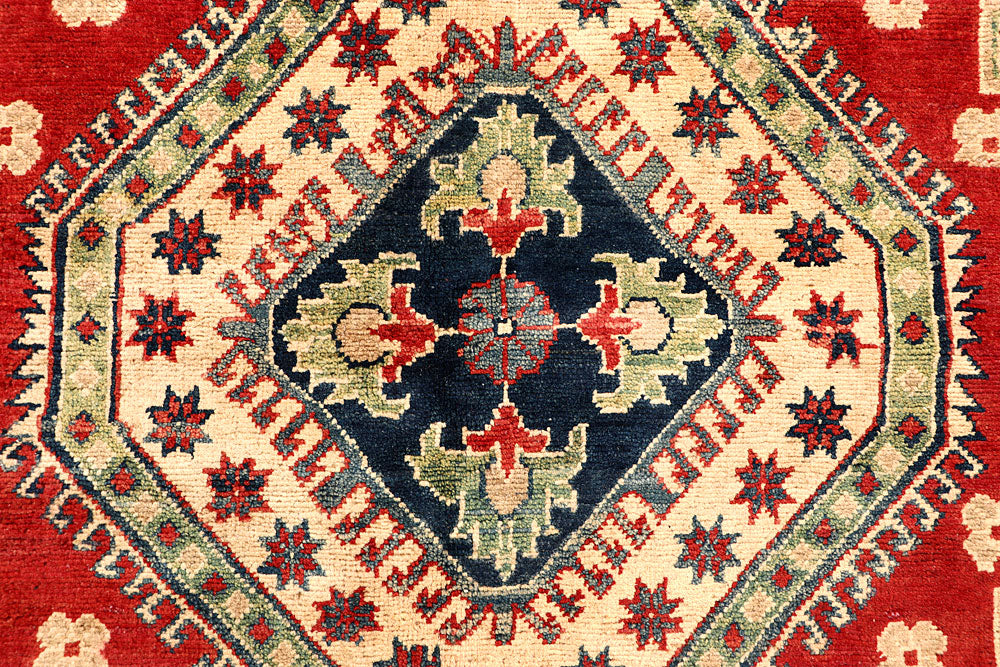 Firebrick Kazak 6' 6 x 10' - No. 67607 - ALRUG Rug Store