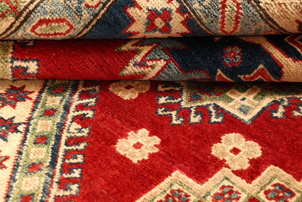 Firebrick Kazak 6' 6 x 10' - No. 67607 - ALRUG Rug Store