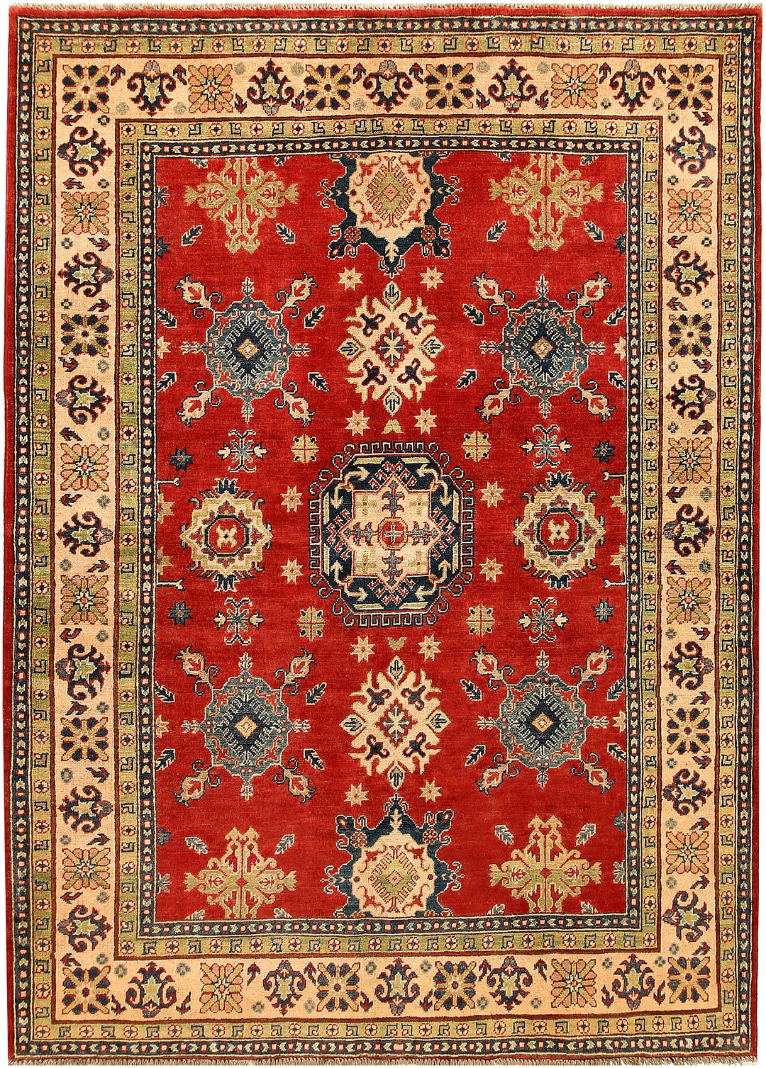 Firebrick Kazak 5' 9 x 7' 10 - No. 67609 - ALRUG Rug Store