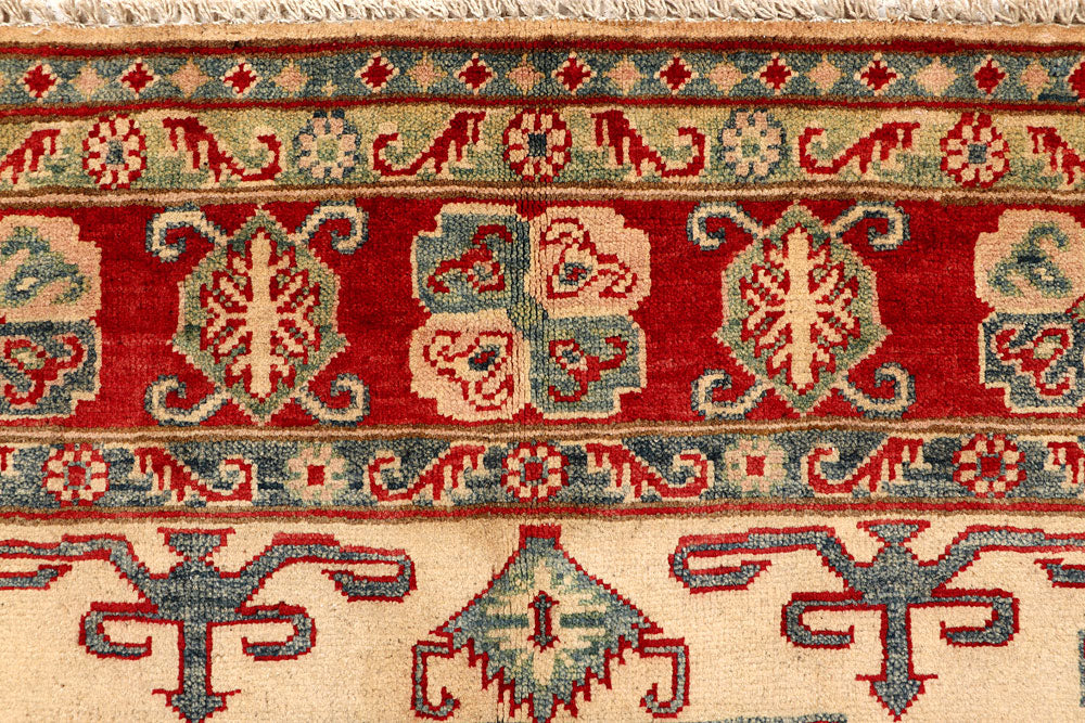 Navajo White Kazak 5' 1 x 6' 8 - No. 67611 - ALRUG Rug Store