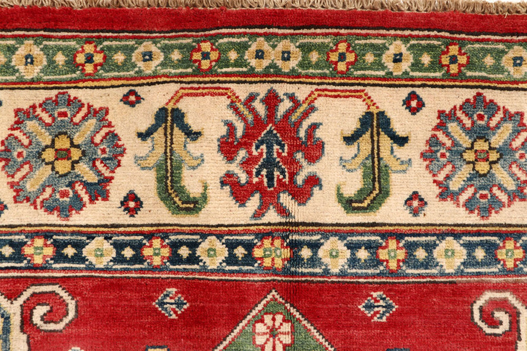 Firebrick Kazak 4' 10 x 6' 8 - No. 67612 - ALRUG Rug Store