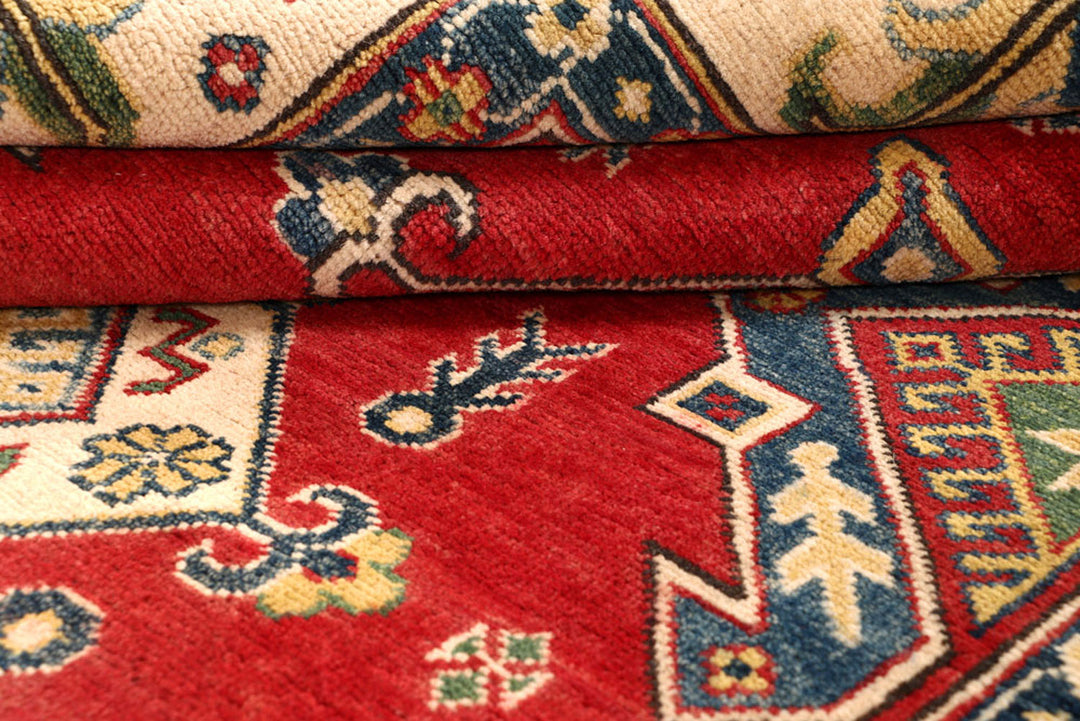 Firebrick Kazak 4' 10 x 6' 8 - No. 67612 - ALRUG Rug Store