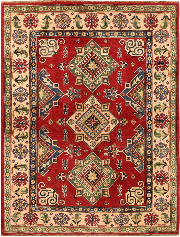 Firebrick Kazak 4' 10 x 6' 8 - No. 67612 - ALRUG Rug Store