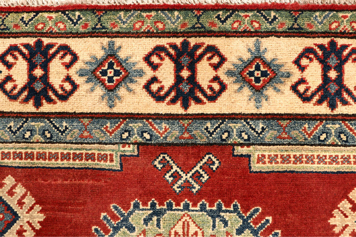 Firebrick Kazak 5' 2 x 6' 6 - No. 67613 - ALRUG Rug Store